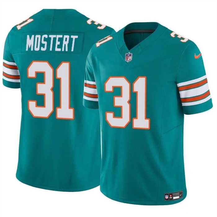 Men & Women & Youth Miami Dolphins #31 Raheem Mostert Aqua 2023 F.U.S.E Alternate Vapor Limited Stitched Jersey,We sell and wholesale Men & Women & Youth Miami Dolphins #31 Raheem Mostert Aqua 2023 F.U.S.E Alternate Vapor Limited Stitched Jersey on line form chian!